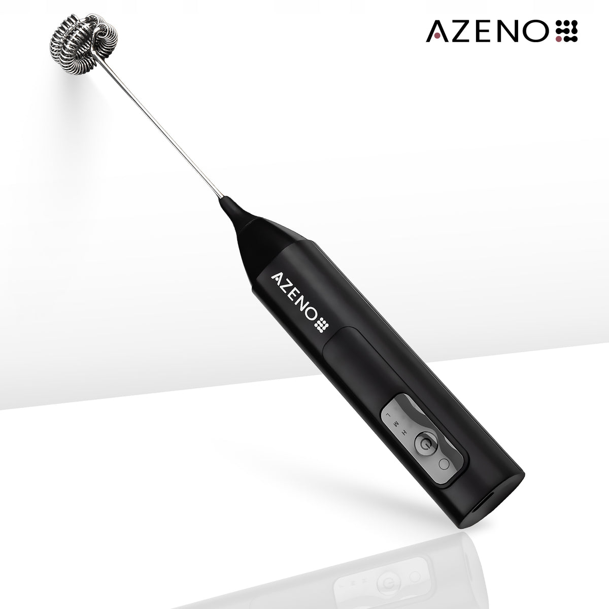 RECHARGEABLE MILK FROTHER USB-C 3IN1 SPEED CONTROL + STAND Brand AZENO