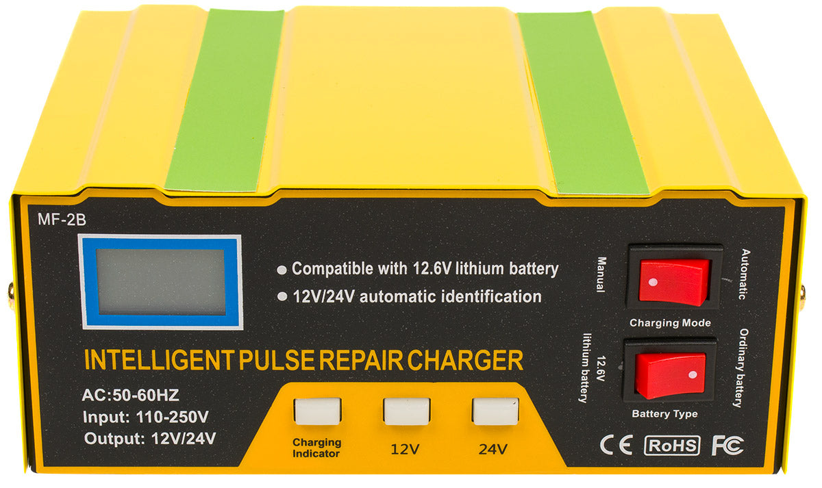 RECTIFIER AUTOMATIC BATTERY CHARGER 12V 24V REPAIR FUNCTION Brand Sevico