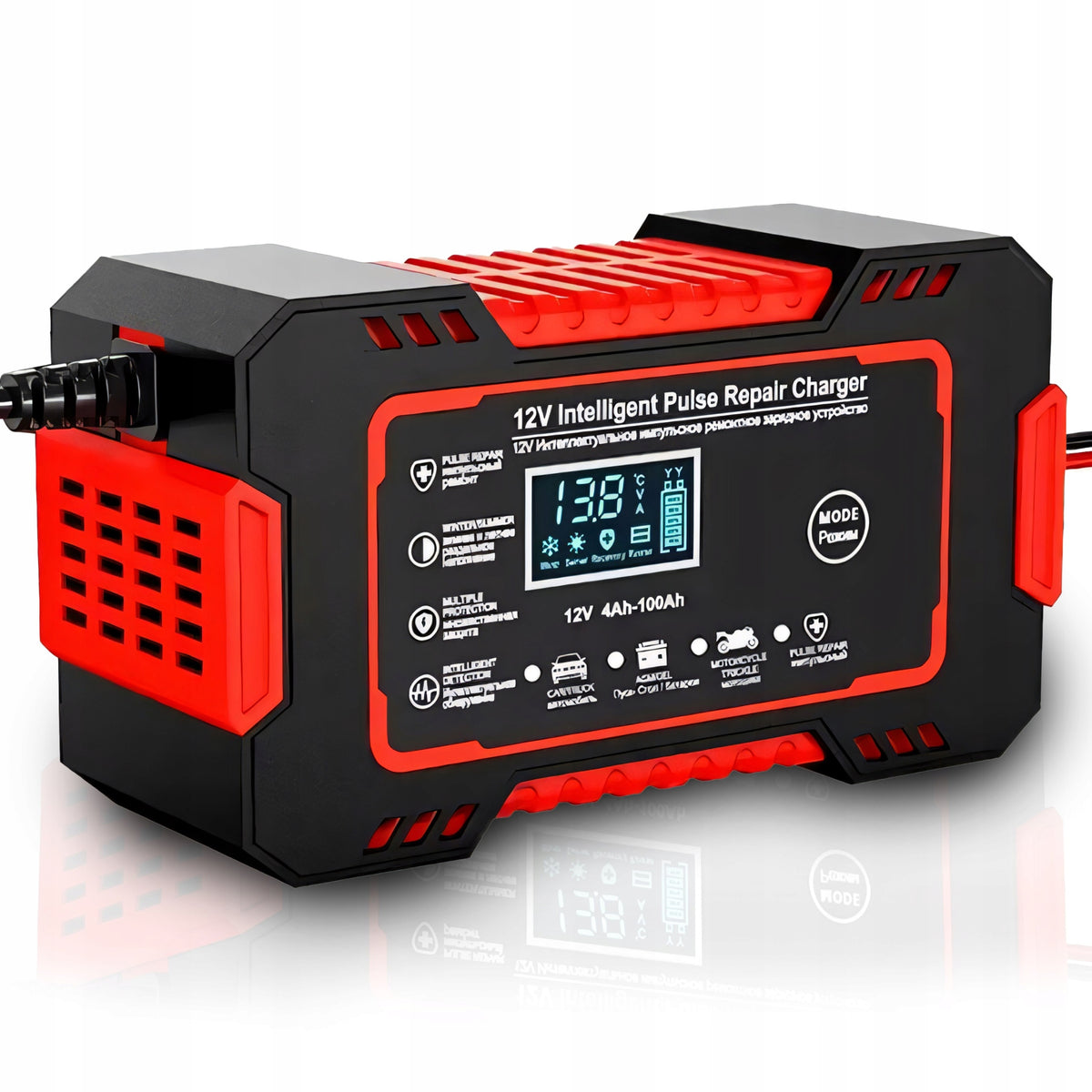 RECTIFIER AUTOMATIC CAR REPAIR FUNCTION INTELLIGENT 12V LCD Brand RETOO