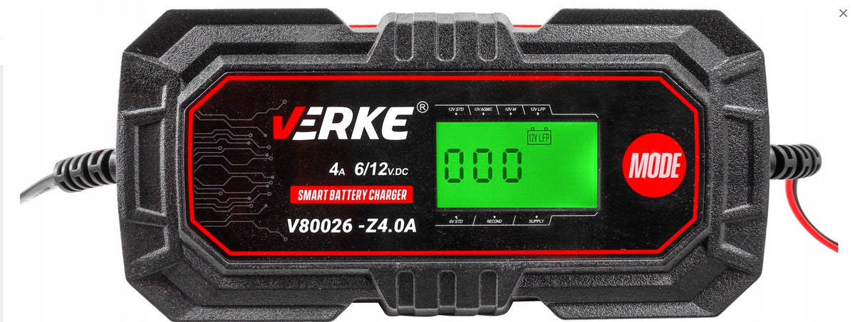 RECTIFIER CAR BATTERY CHARGER MOTORCYCLE LCD 6V 12V 4A Packaging status original