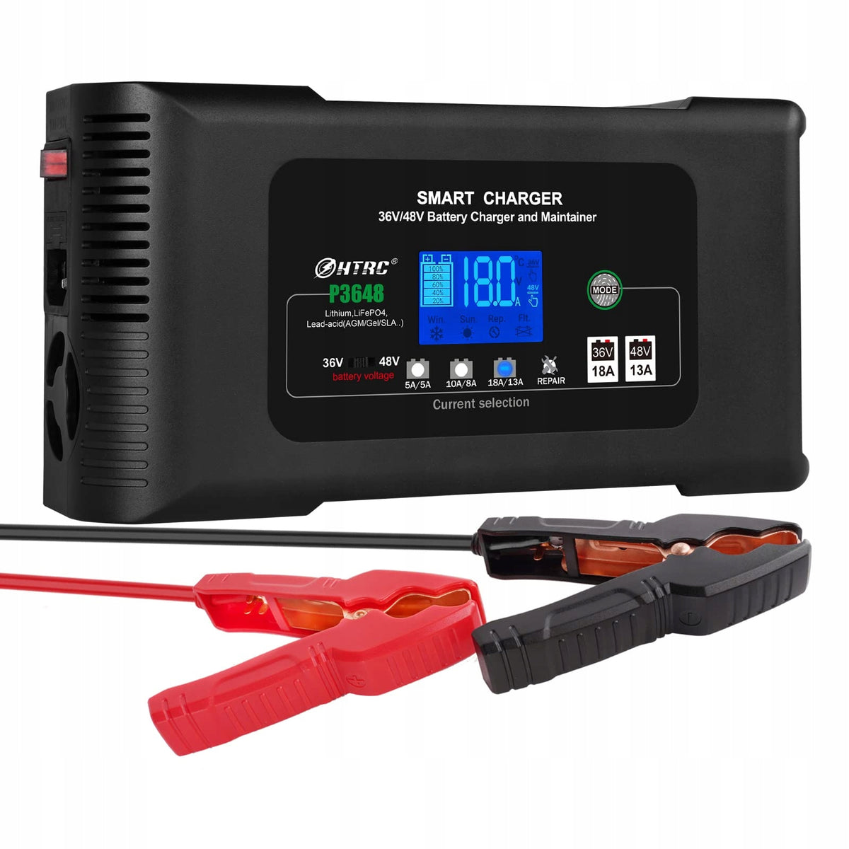 RECTIFIER CHARGER LIFEPO4 AGM GEL LIFEPO4 with repair function 36-48V