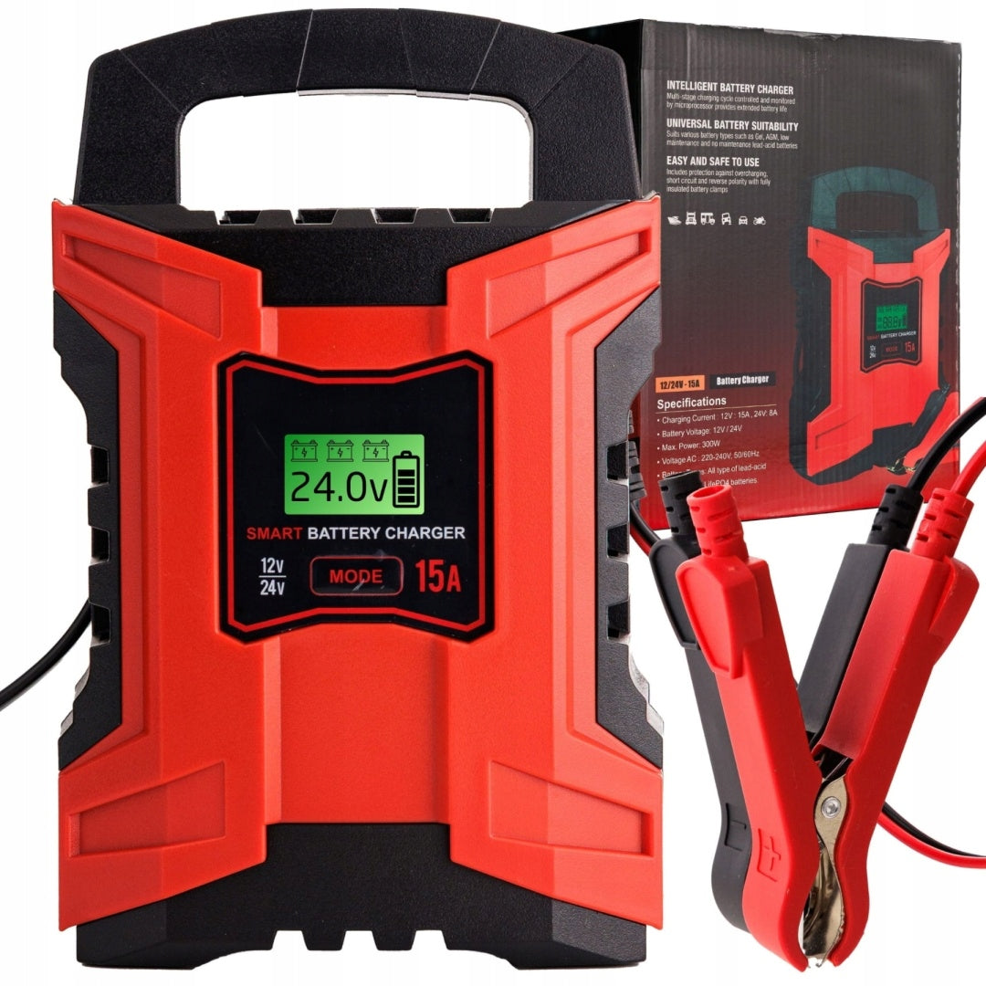RECTIFIER / CHARGER SMART 12V/24V 15A ENERBLOCK