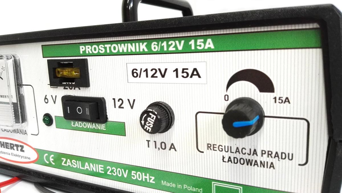 RECTIFIER Polish HERTZ 6/12V 15A Brand Hertz