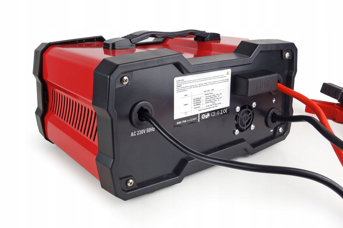RECTIFIER WITH START-UP FUNCTION CHARGER FOR BATTERY 75A 12V/24V AUTO BUS Manufacturer's catalog number 02400