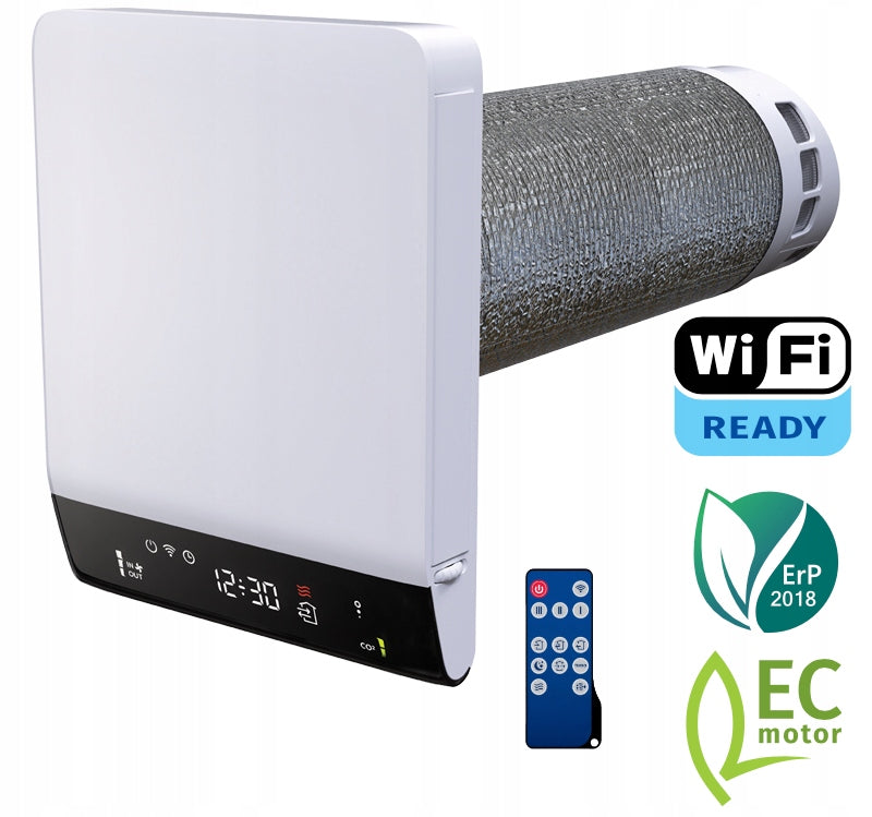 RECUPERATOR BLAUBERG FRESHPOINT 160E WYM. COPPER HEATER WiFi FREEBIE Packaging status original