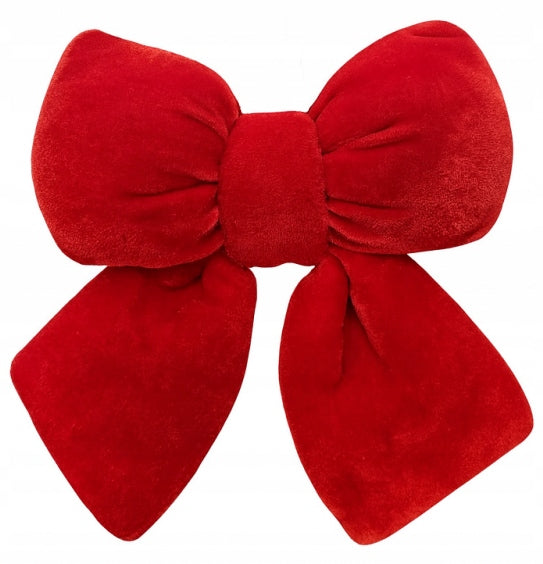 RED BOW VELVET CHRISTMAS DECORATION DOOR CHRISTMAS REED