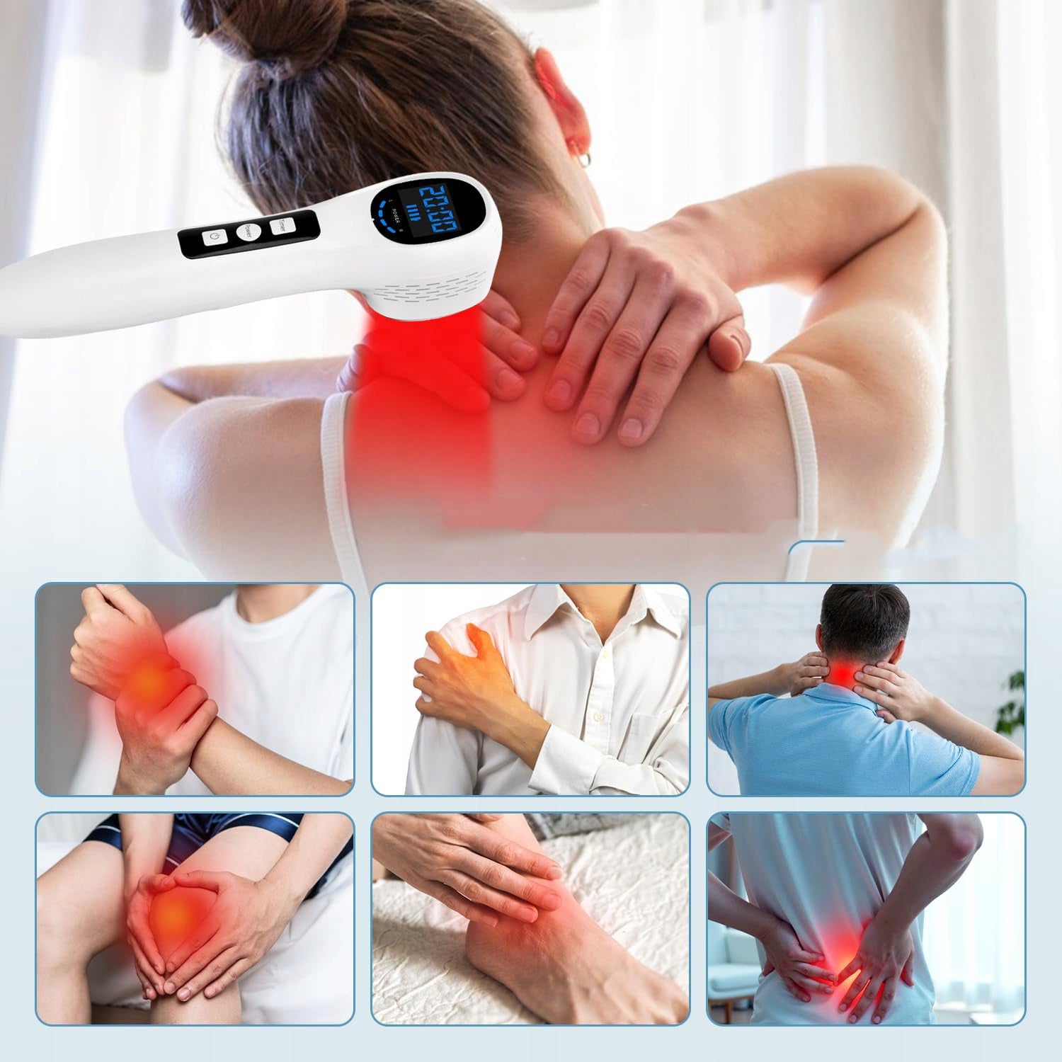 RED LIGHT THERAPY DEVICE LASER 650NM 808NM USB 2600MAH Medical device no