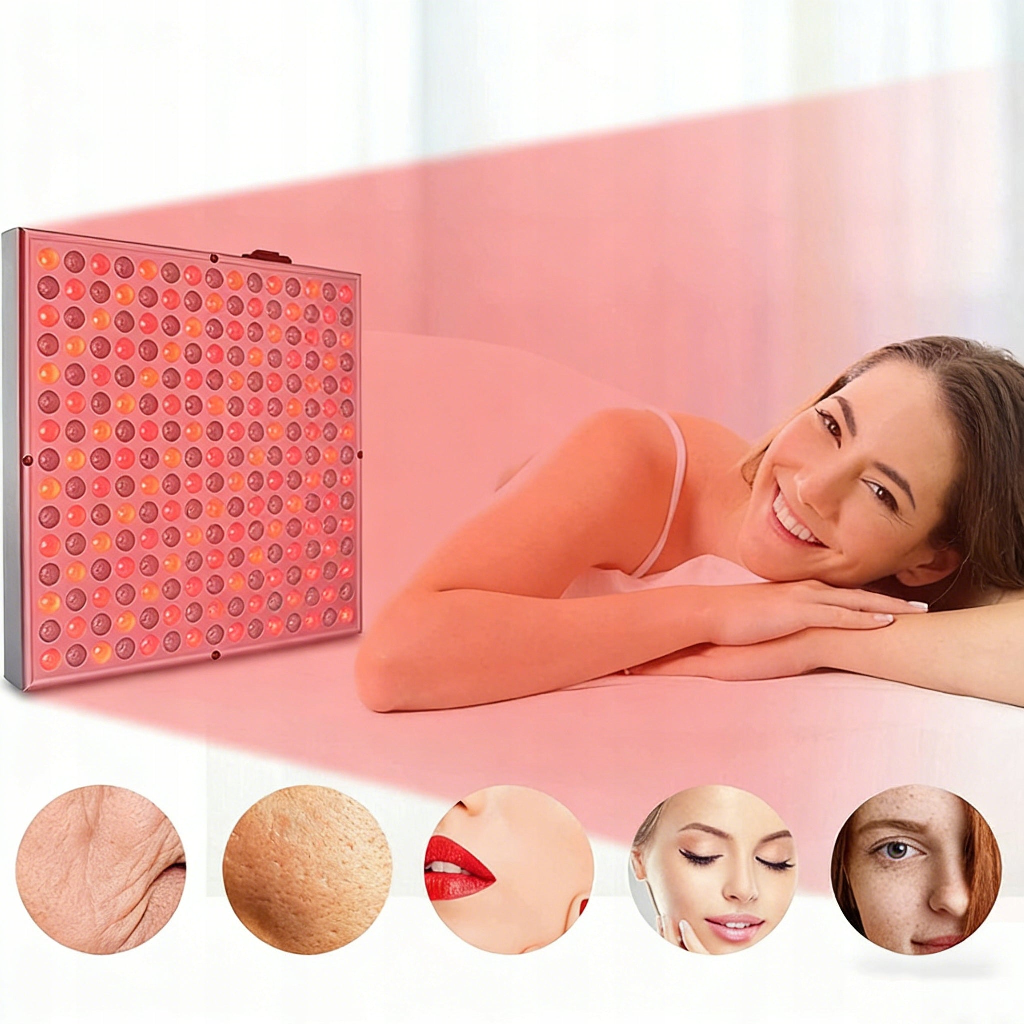 RED LIGHT THERAPY LAMP FOR FACE AND BODY WITH 225 LEDS Brand no brand