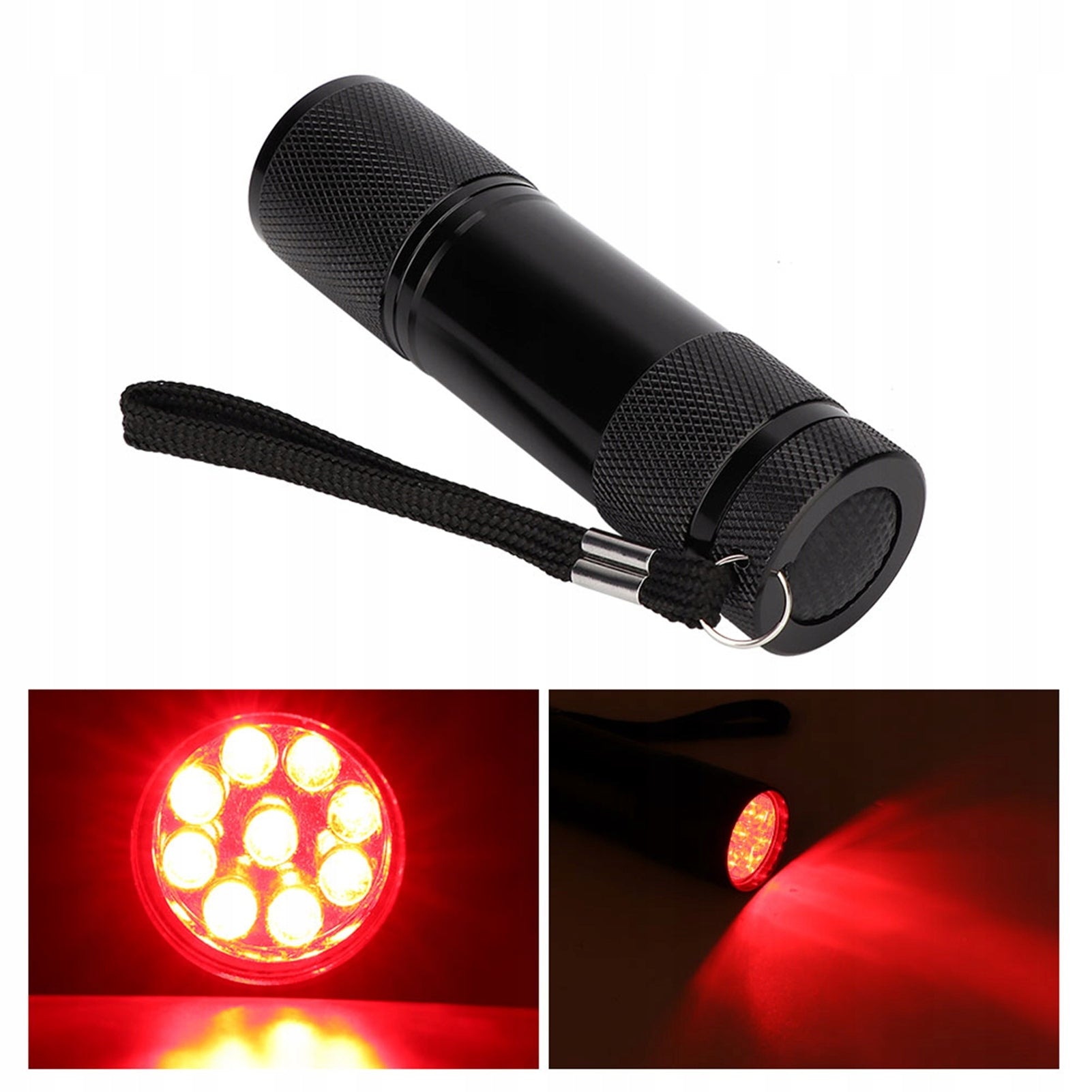 RED LIGHT THERAPY LAMP LED FLASHLIGHT 4 WAVES USB Medical device no