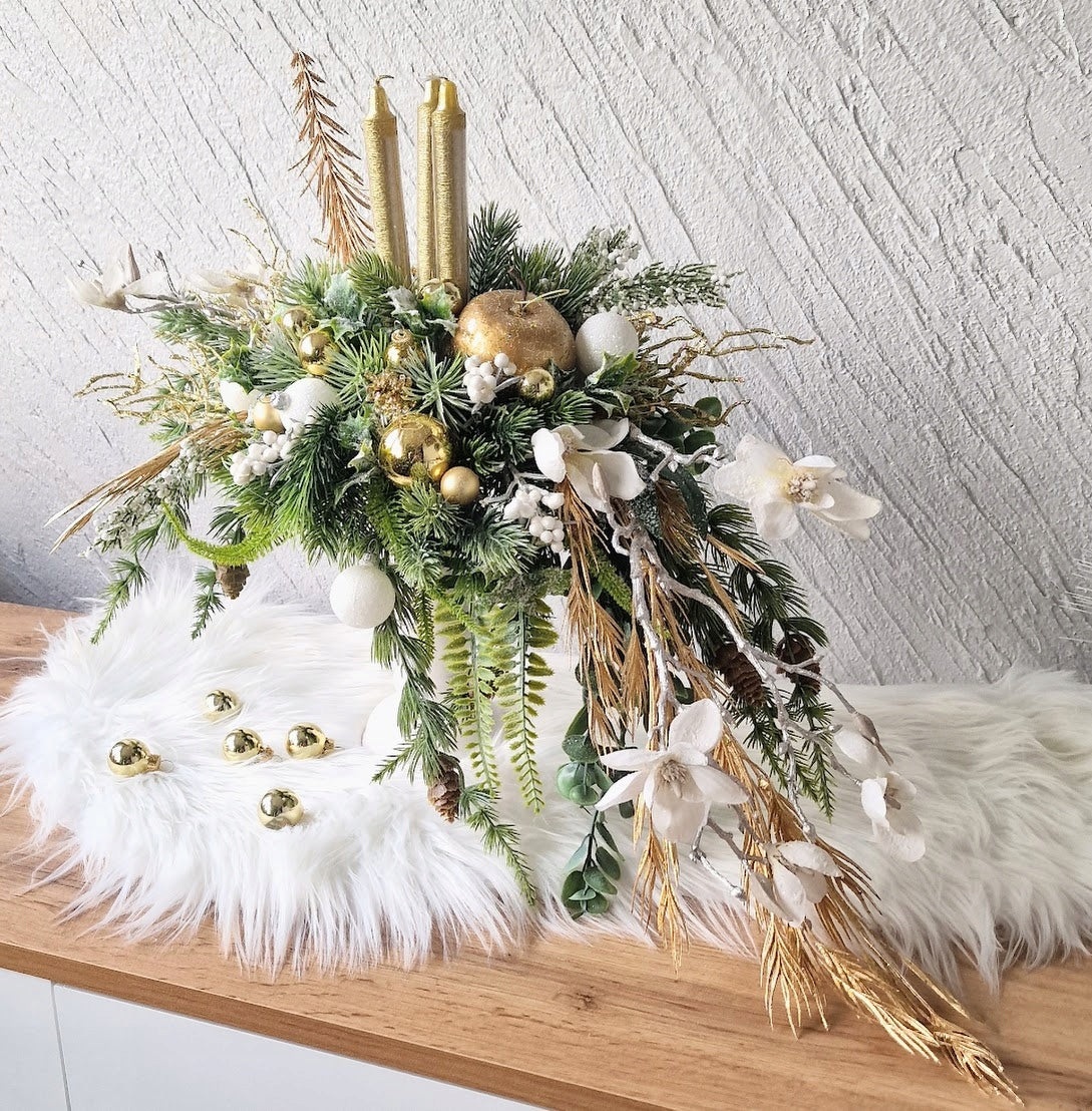 REED CHRISTMAS DECORATION HOLY COMPOSITION Brand Innap