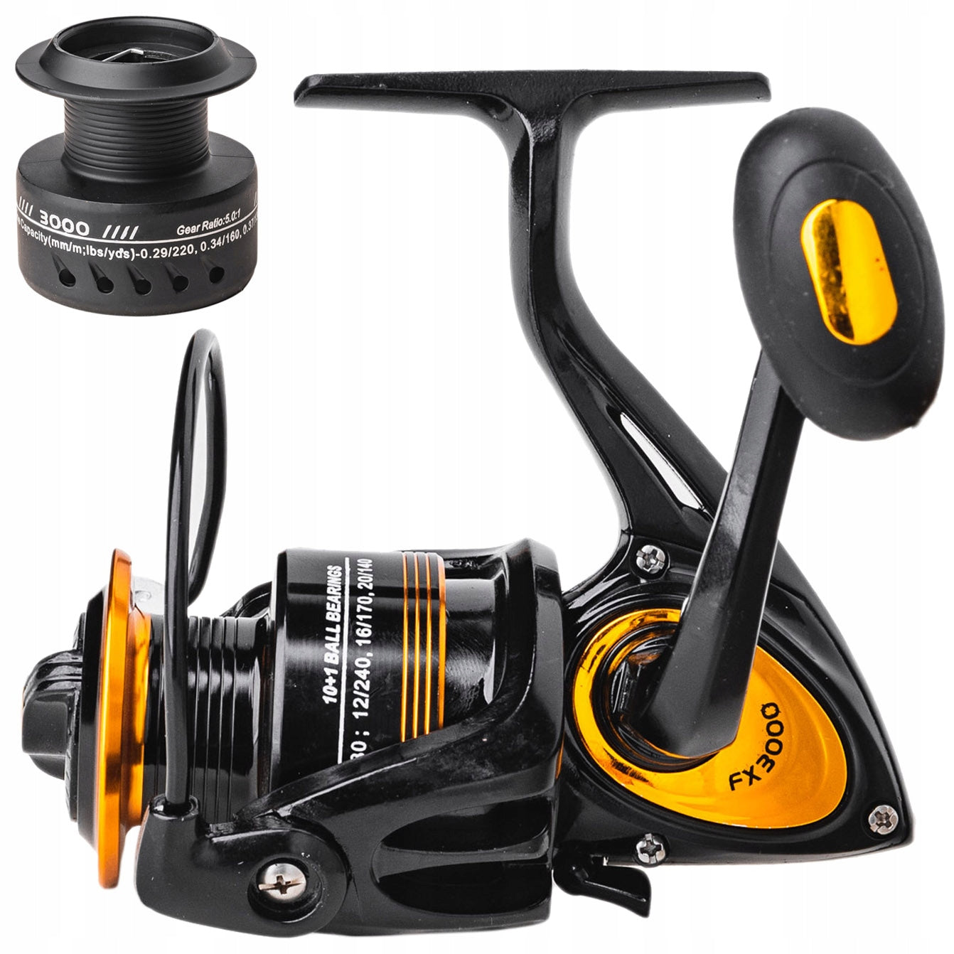 REEL FL FX1000 METAL 11 BEARINGS FLOAT SPINNING
