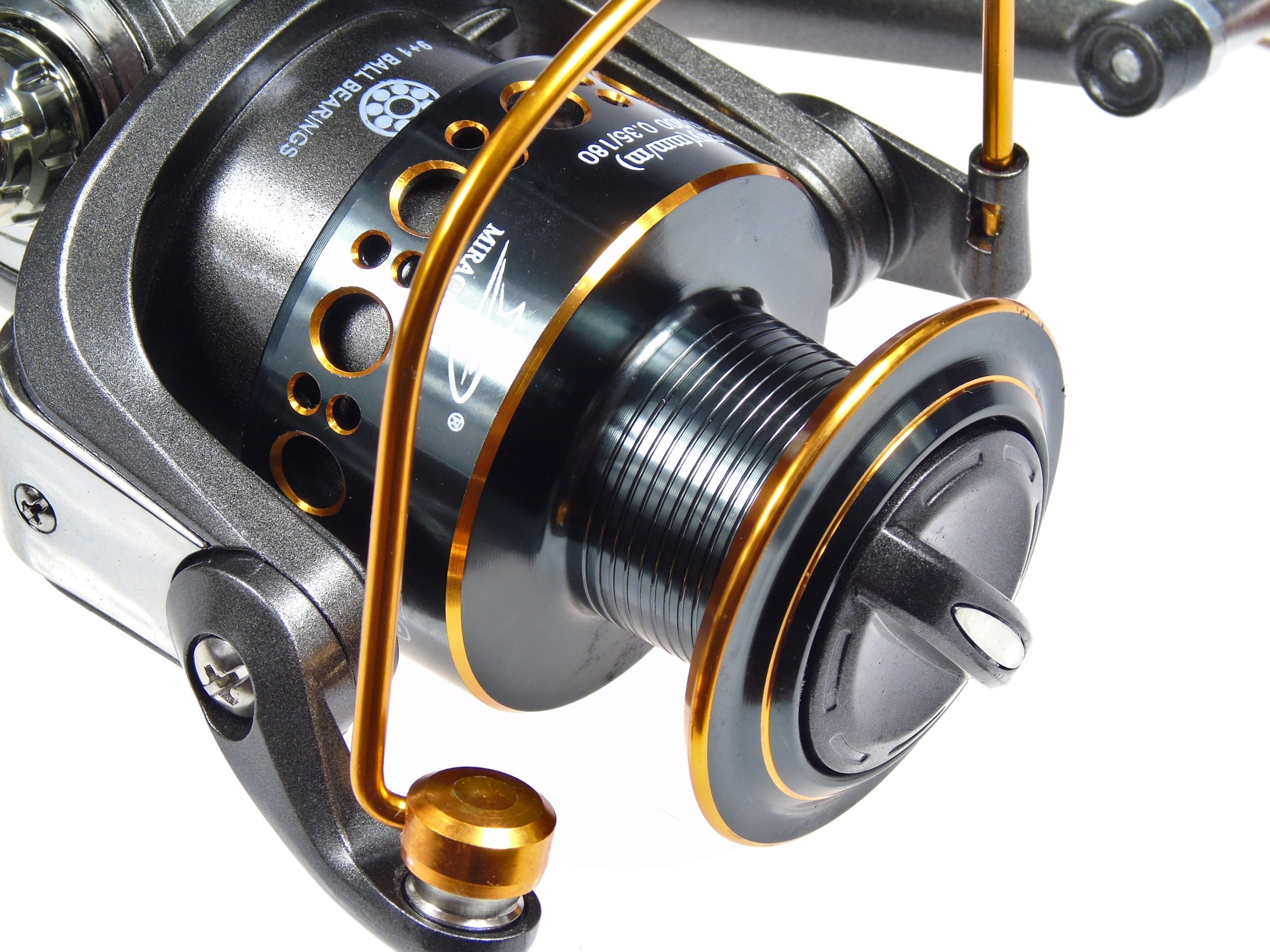 REEL FREE GEAR GROUND 5000 M SILVER FEEDER CARP PREDATORS Manufacturer code KOŁOWROTEK MG5000 carp ratio 5.2.