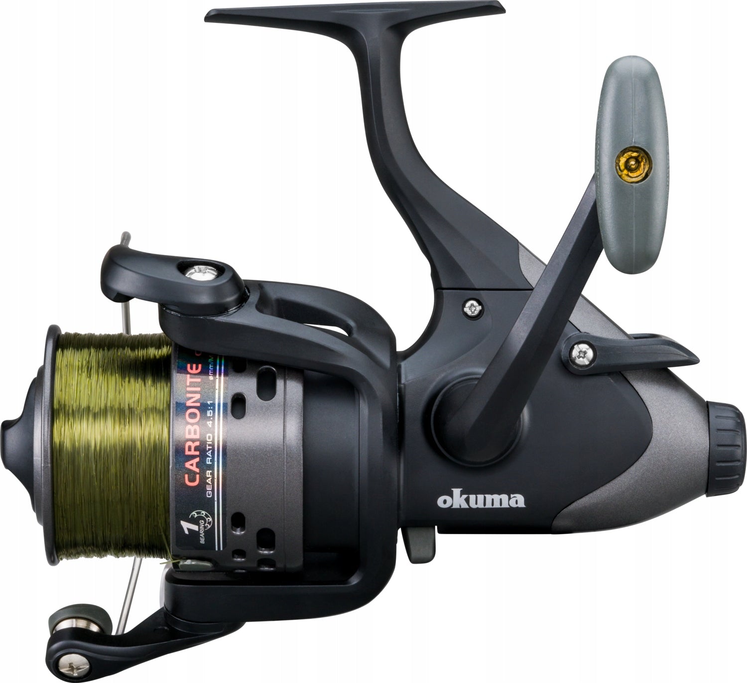 REEL OKUMA CARBONITE XP CBF-155A WITH FISHING LINE Manufacturer code 54217