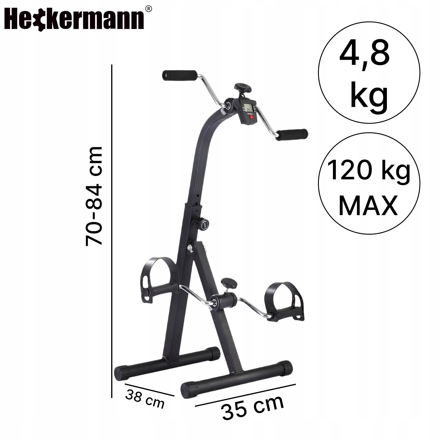 REHABILITATION BIKE TRAINING ROTOR WITH ADJUSTABLE ARM AND LEG RESISTANCE 2in1 Brand Heckermann