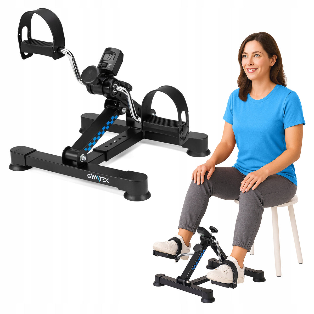 REHABILITATION ROTOR FOR ARM AND LEG EXERCISES STATIONARY BIKE MINI GYMTEK