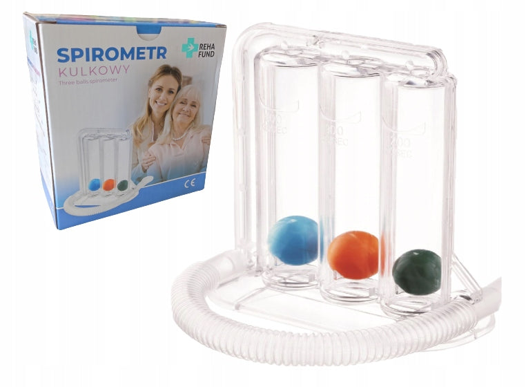 REHAFUND RX1402 BALL SPIROMETER BREATHING TRAINER