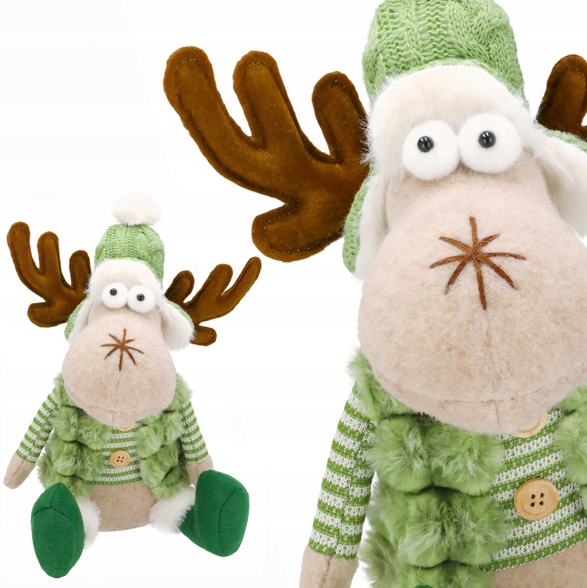 REINDEER Christmas LARGE Christmas decoration MOOSE gnome winter JUMIhome