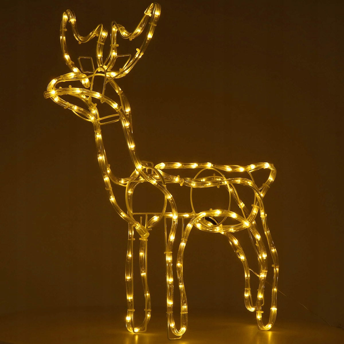 REINDEER LED GLOWING MOVABLE 110CM DECORATION Packaging status original