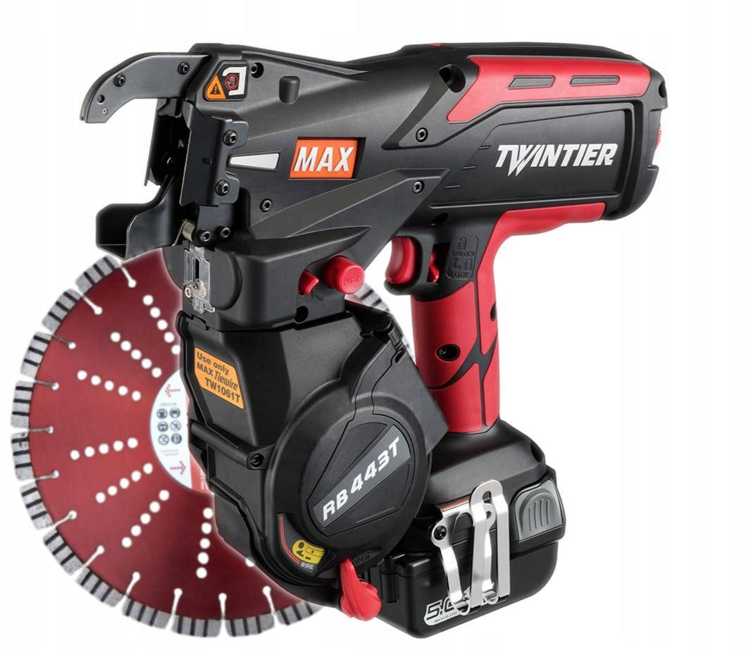 REINFORCEMENT TIGER MAX RB443T 2xAku 5Ah + FREEBIE 200 PLN CONCRETE SHIELD 230mm!