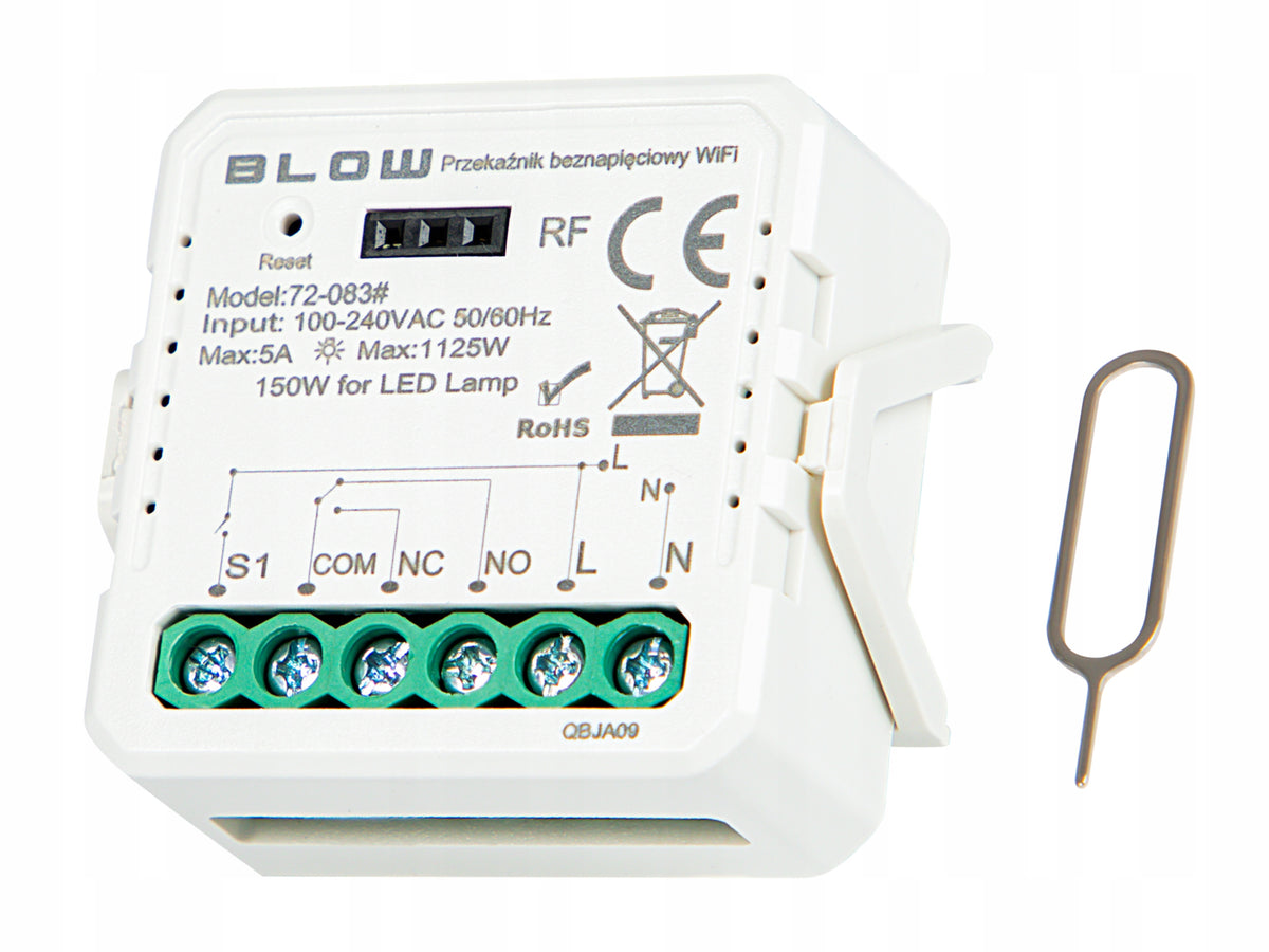 RELAY SWITCH WIFI NO-VOLTAGE CONTROLLER TUYA SMART RF Packaging status original