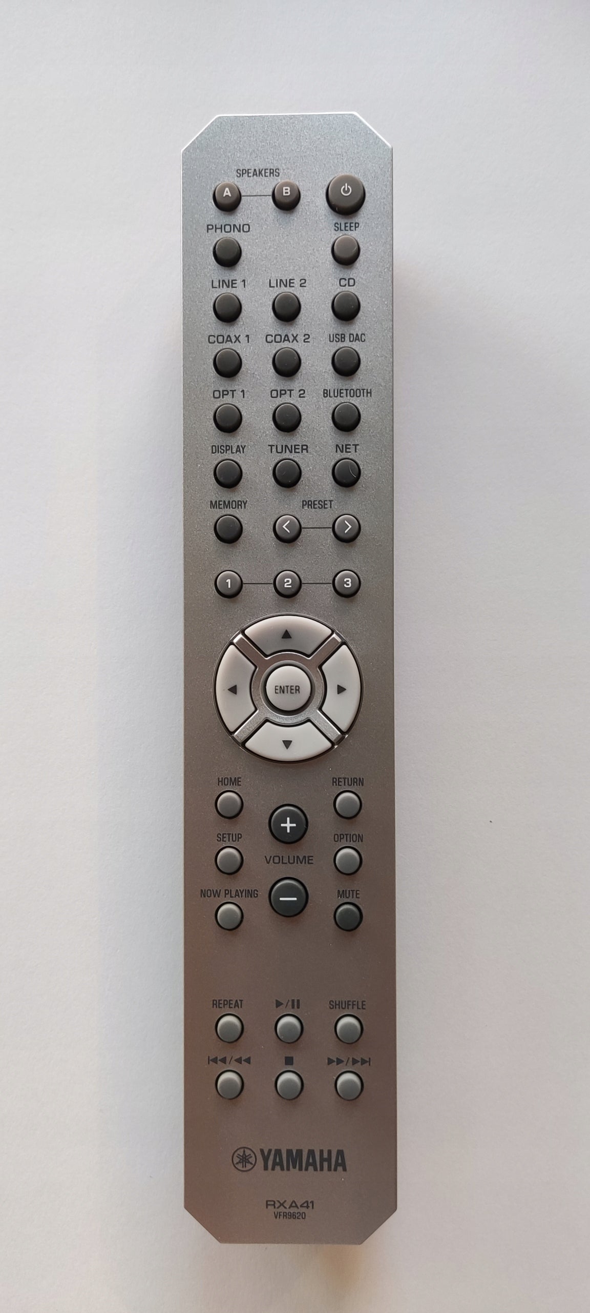REMOTE CONTROL YAMAHA RXA41 RAX41 VFR96200 R-N800A ORIGINAL!! Manufacturer code RXA41