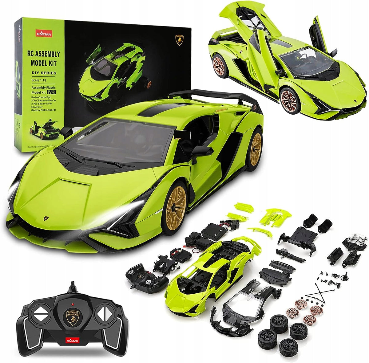 REMOTE CONTROLLED CAR Lamborghini Sian RASTAR for folding AUTO PILOT