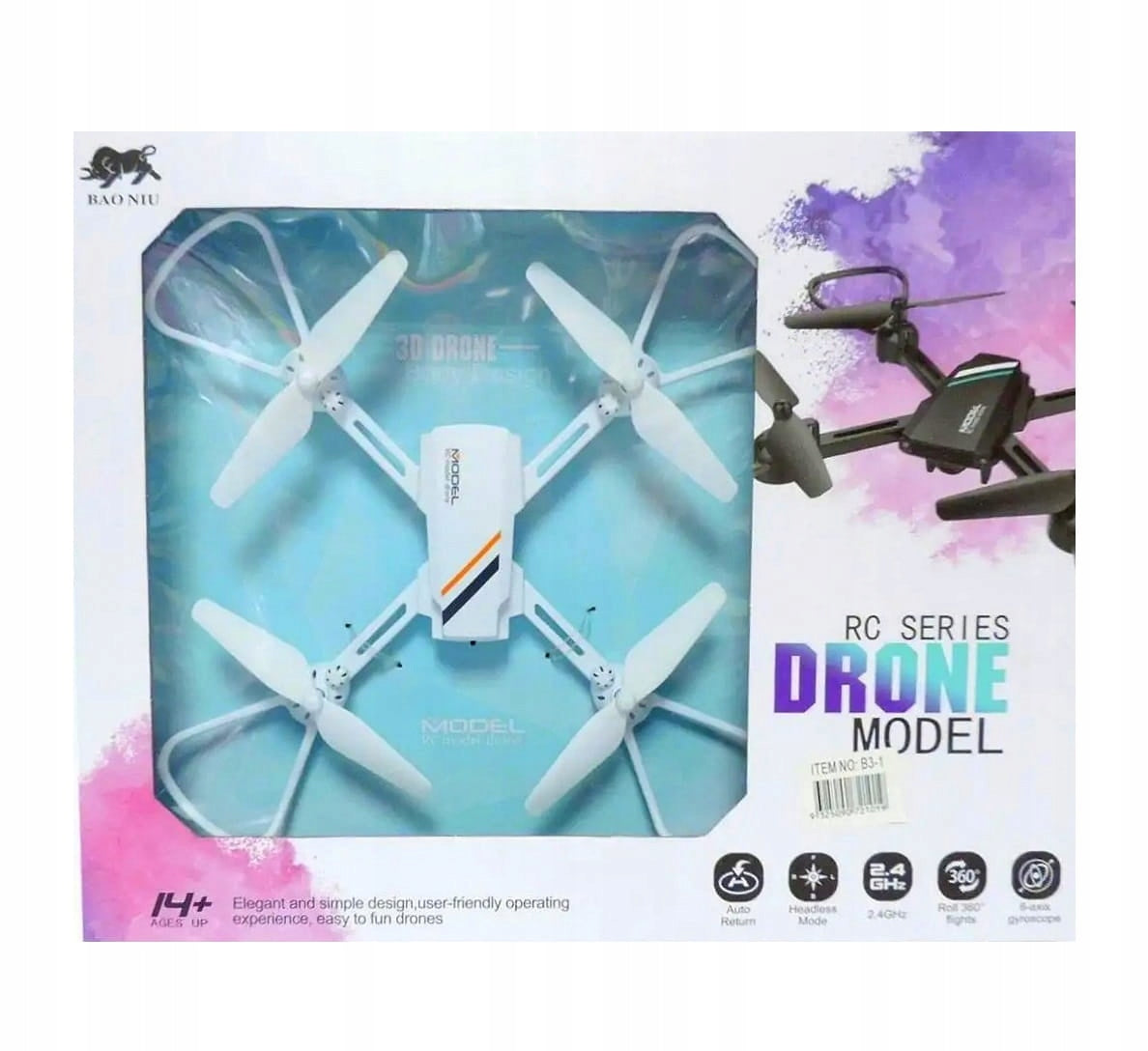 REMOTE CONTROLLED DRONE FOR RADIO RC WITH CHARGER Color other