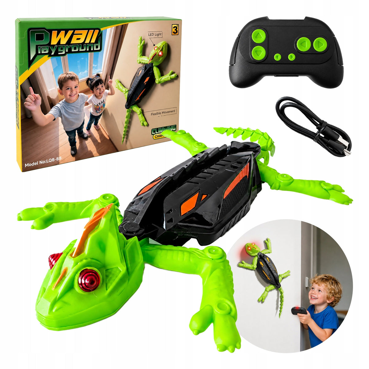 REMOTE CONTROLLED LIZARD WALKING WALLS GECKO PILOT BOY'S DAY Manufacturer code 4027097929492
