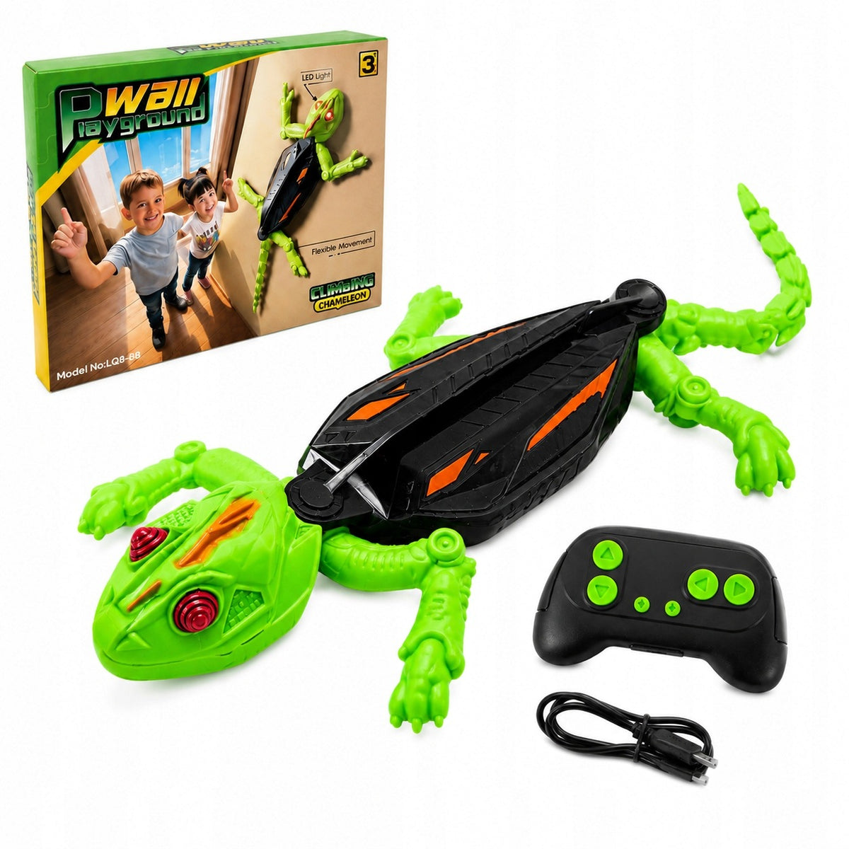 REMOTE CONTROLLED LIZARD WALKING WALLS GECKO PILOT BOY'S DAY