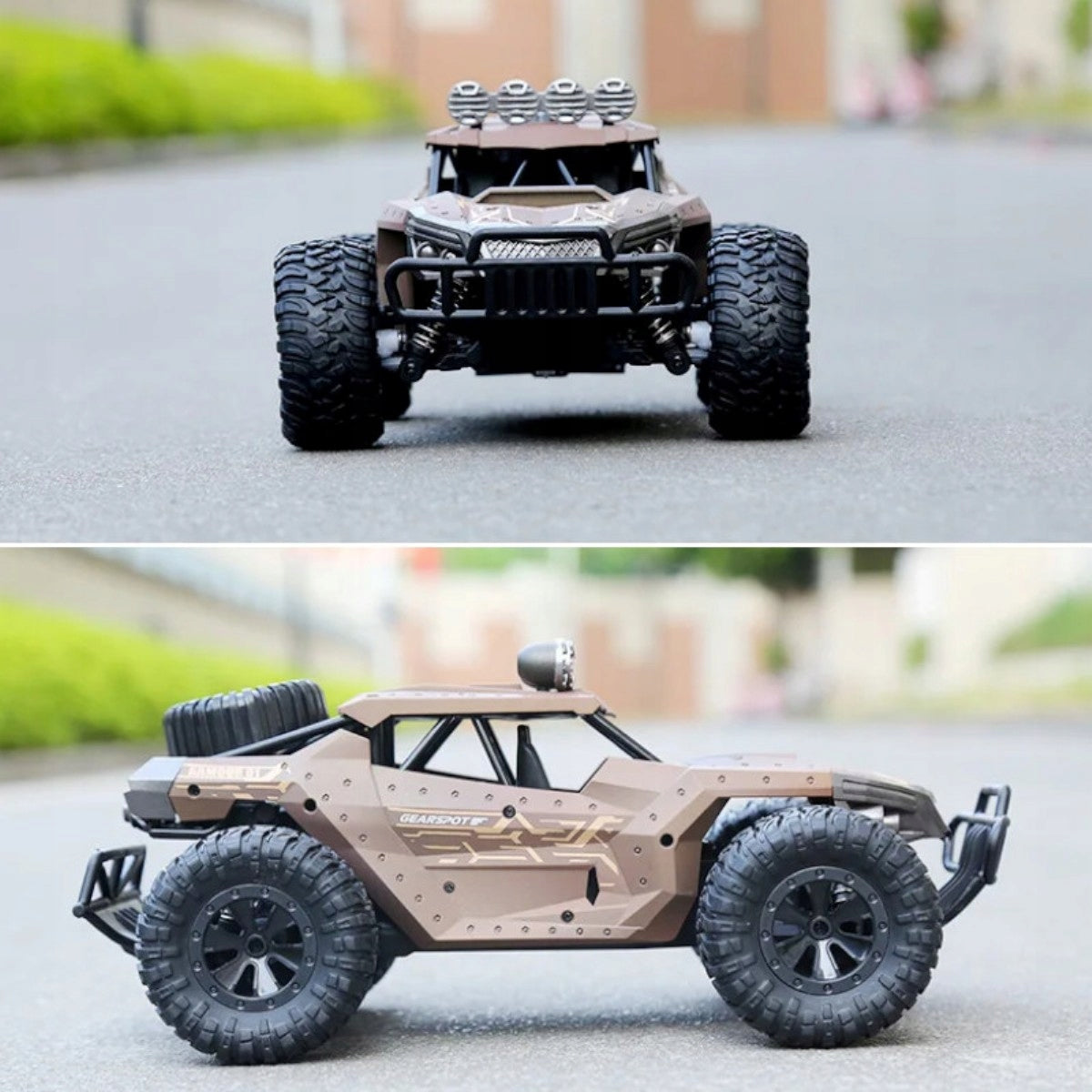 REMOTE CONTROLLED OFF-ROAD CAR AUTO RC OFF ROAD MILITARY JEEP PILOT Kind driving
