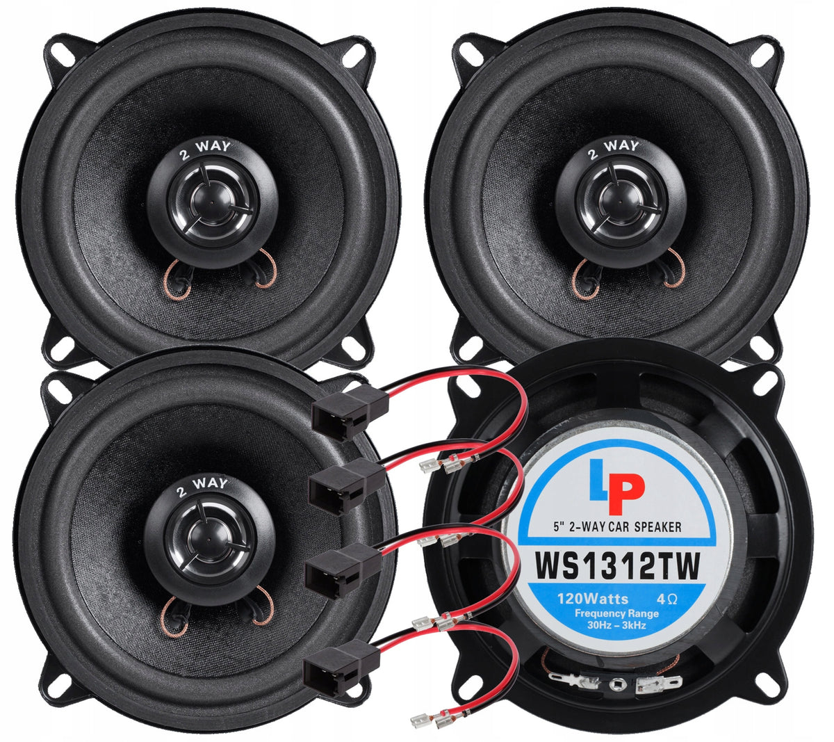 RENAULT LAGOON 2 FRONT AND REAR CAR SPEAKERS