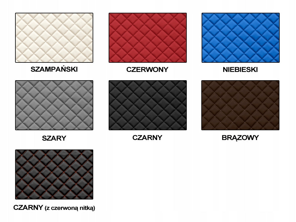 RENAULT MASTER III 10- rugs in eco leather bus Manufacturer's catalog number GL21 BLACK/RED