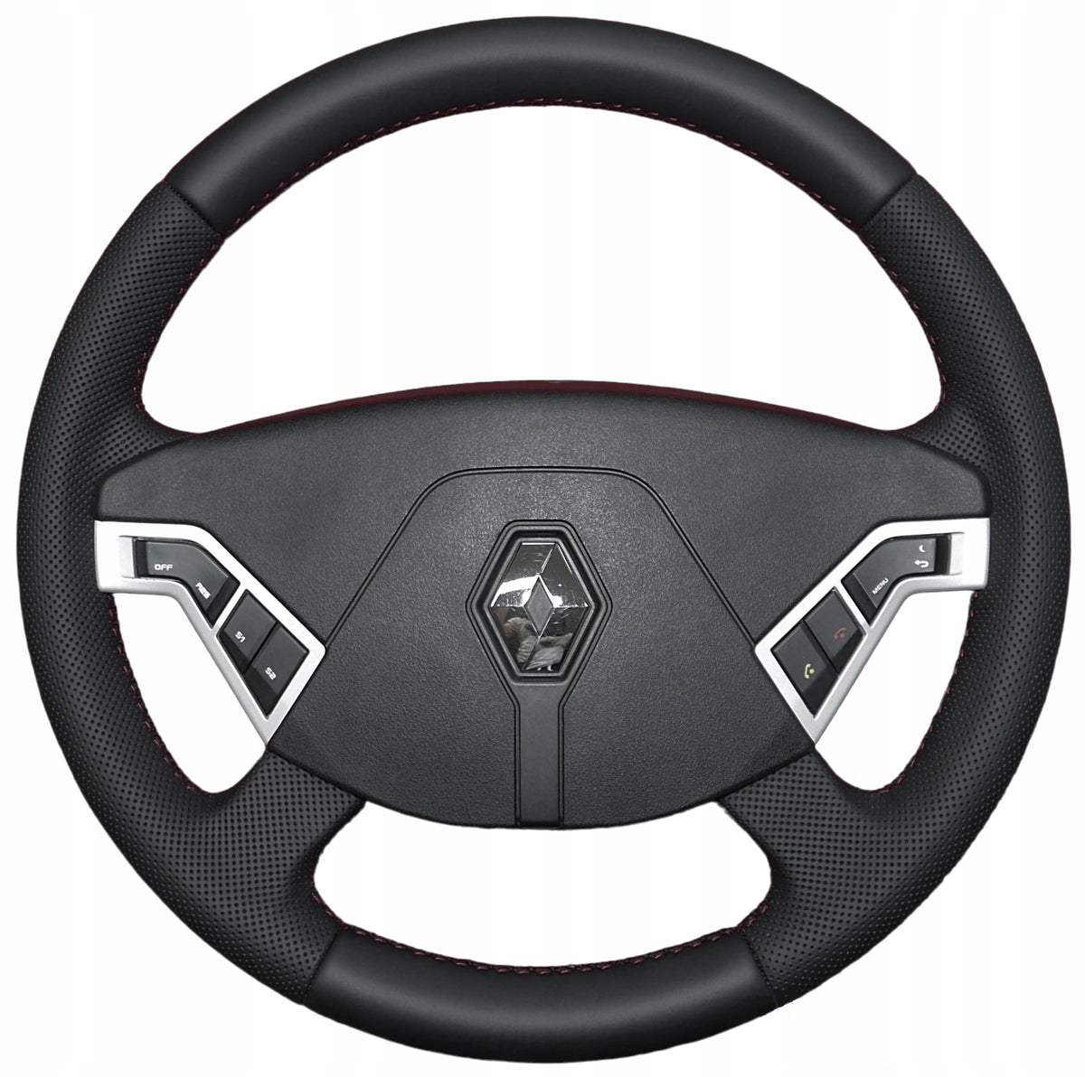 RENAULT STEERING WHEEL COVER RANGE T C K RANGE LEATHER (966K)