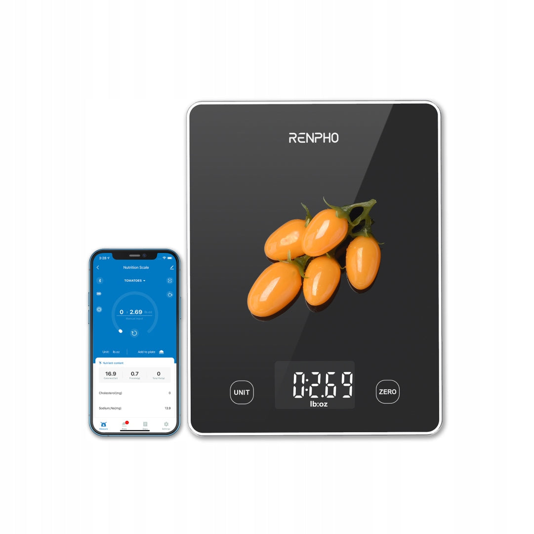 RENPHO Calibra Smart Kitchen Scale 1kg + Calories App Brand Renpho