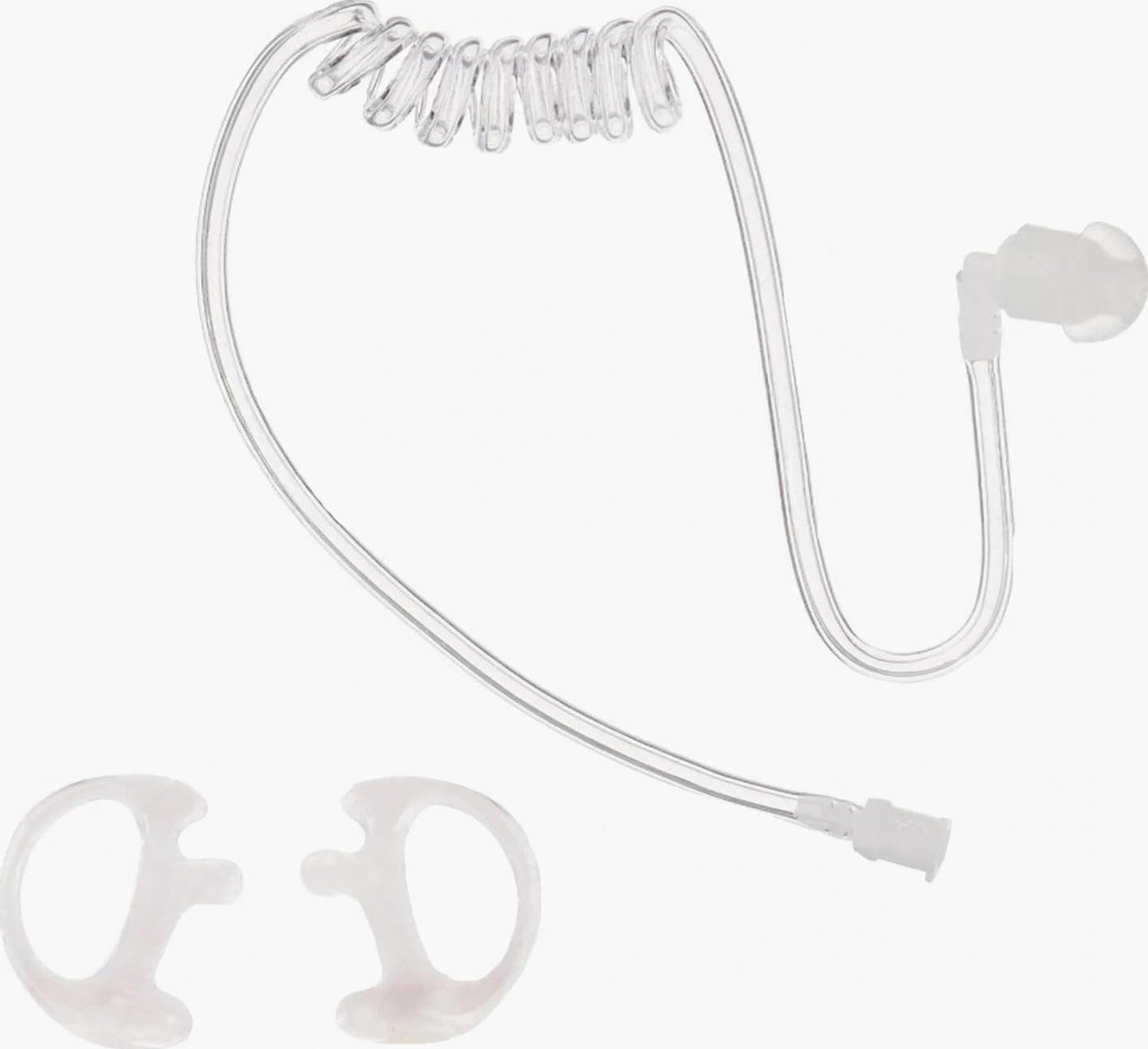 REPLACEMENT HEADPHONES 3PCS TRANSPARENT TUBULAR RADIO ACCESSORIES