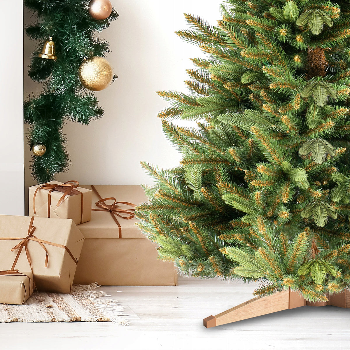 RESTILO Artificial Christmas trees 220 cm natural look PE, PVC Premium large EAN (GTIN) 5905364653730