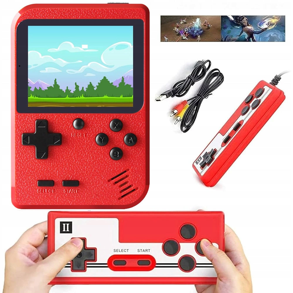 RETRO GAME CONSOLE TV GAME PORTABLE TV PADS MINI GAME 500IN1