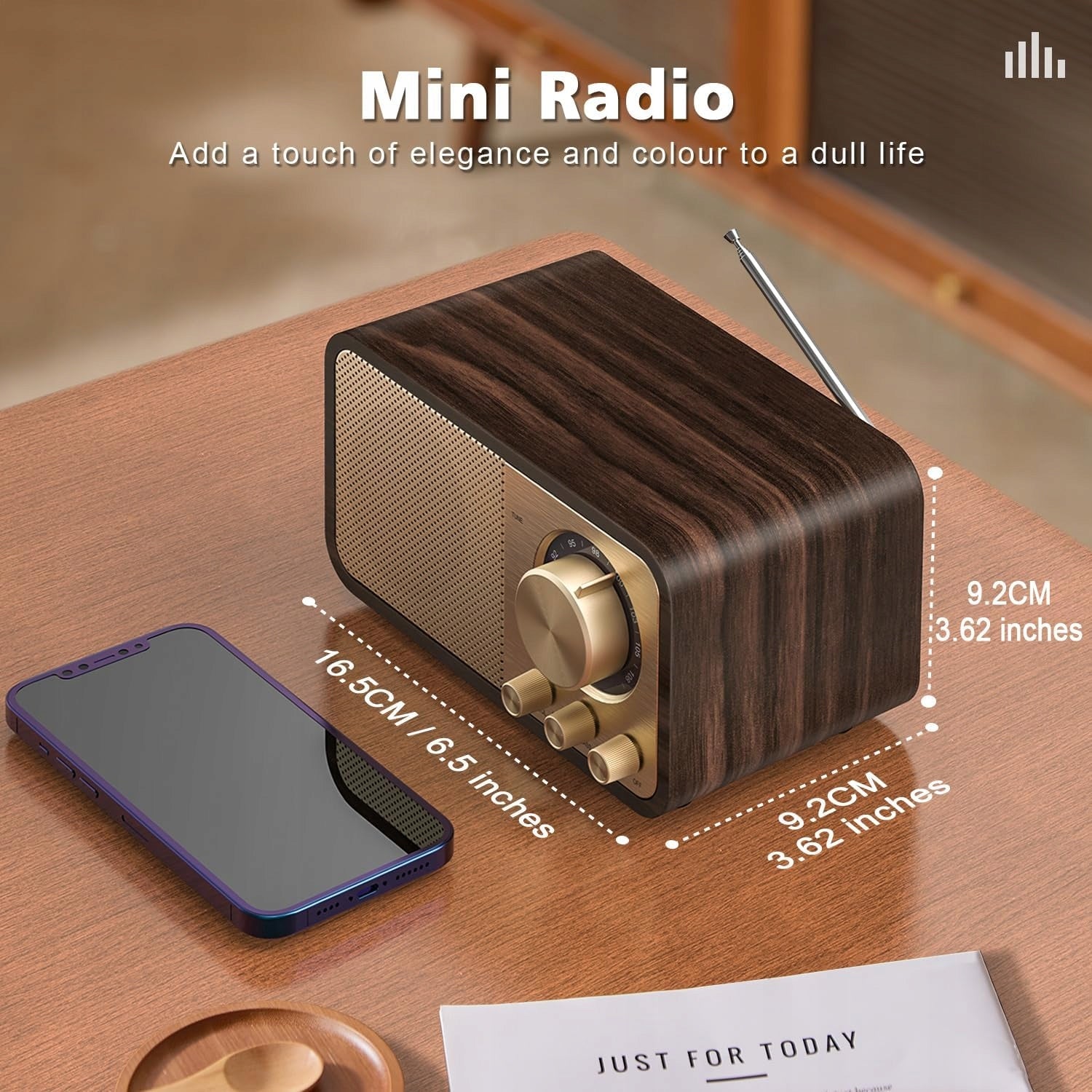 RETRO PLAYER CLASSIC WOODEN BLUETOOTH PORTABLE STYLISH Brand no brand