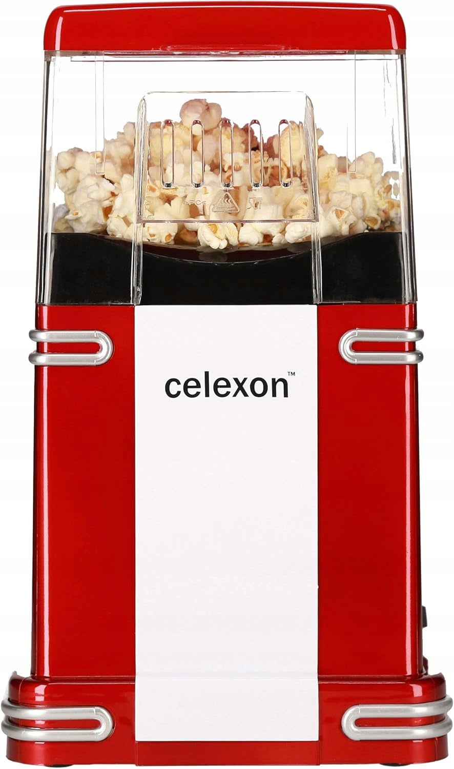 RETRO POPCORN MACHINE 1200W HOT AIR LOW FAT RED