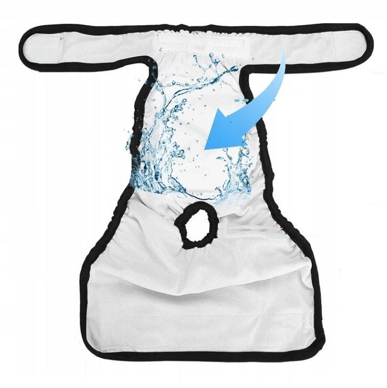 REUSABLE PANTIES FOR CAT DOG ON LIQUID RUJE DIAPERS XL Brand no brand
