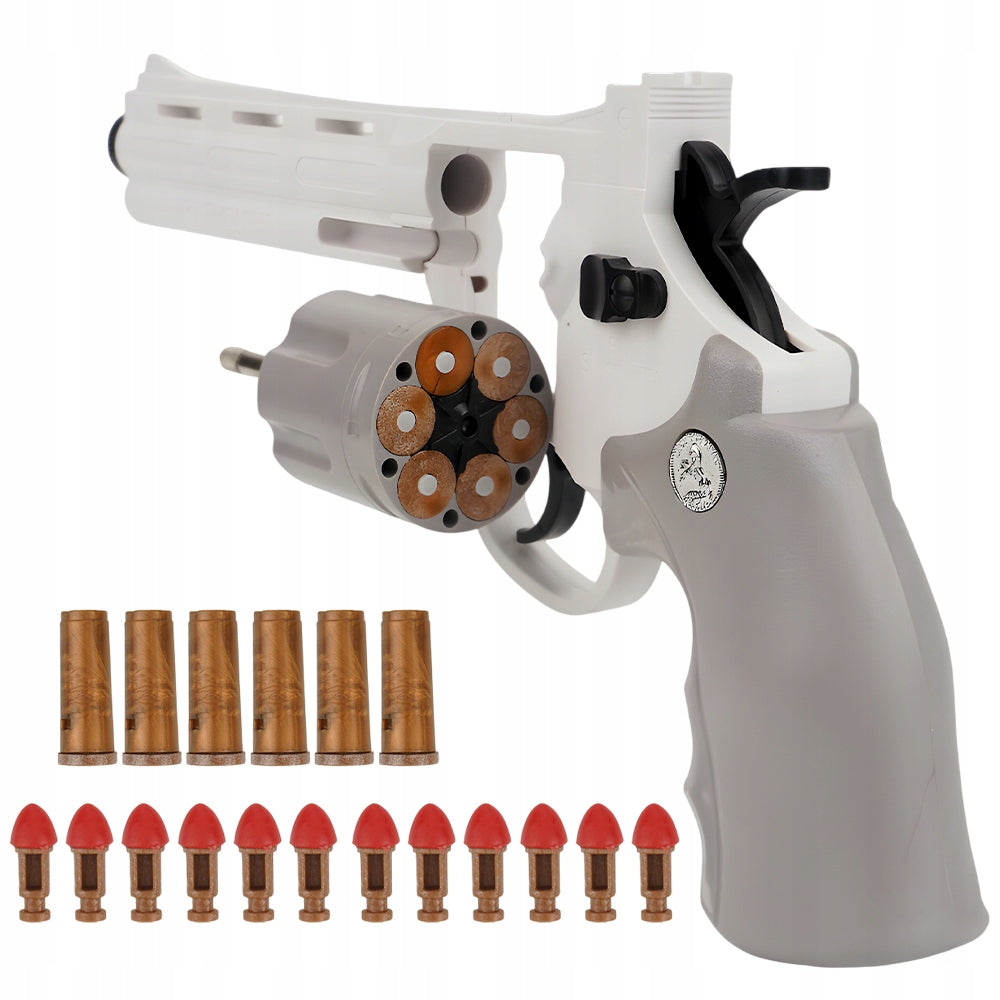 REVOLVER TOY GUN FOR SOFT BULLETS FOR KIDS GIFTS 28CM