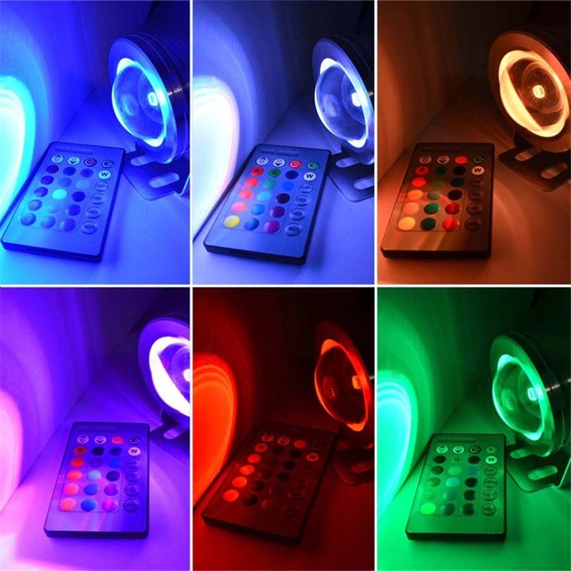 RGB LED LAMP 12V power supply 230V halogen diode waterproof IP67 pond swimming pool Brand Paczkanaczas