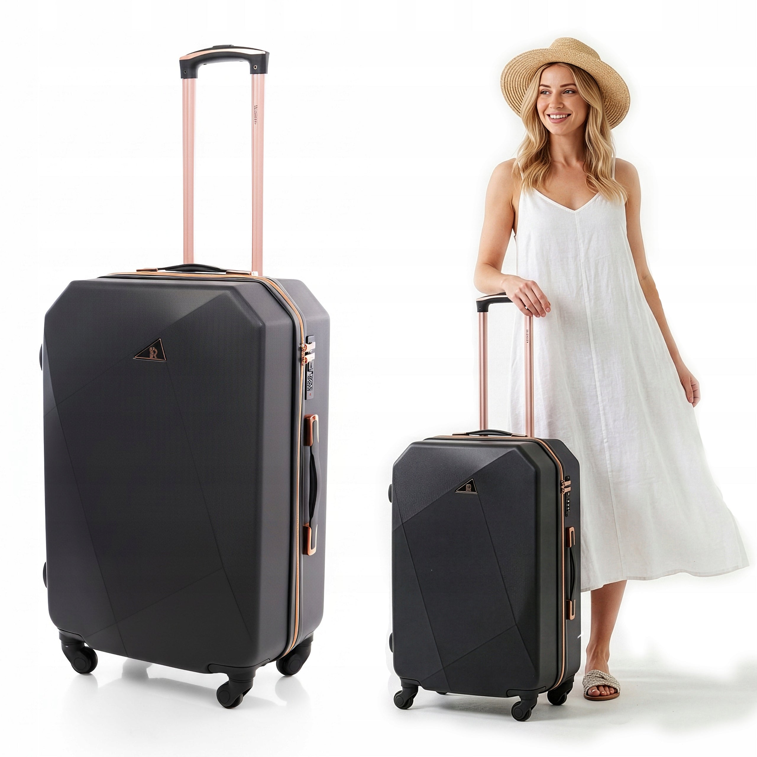 RGL LARGE TRAVEL SUITCASE 4 WHEELS COMBINATION LOCK TSA BAG LUGGAGE XXL