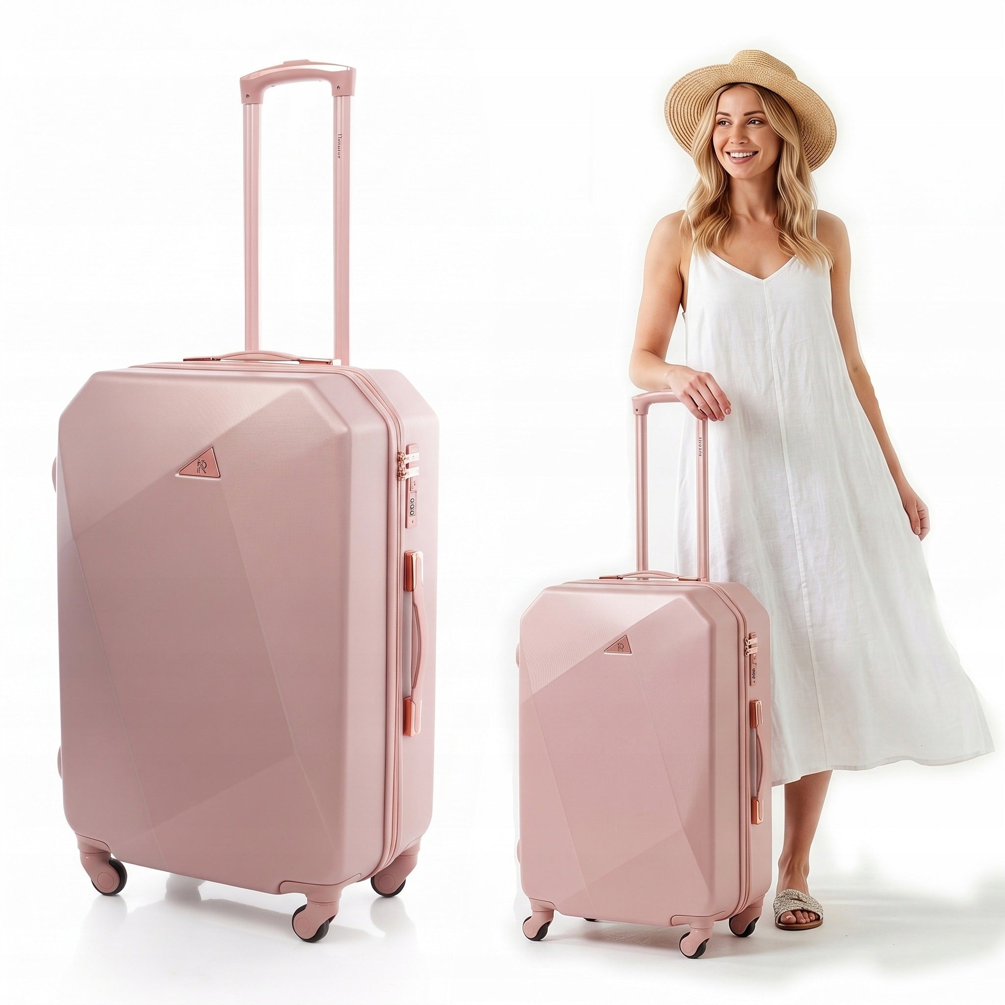 RGL LARGE TRAVEL SUITCASE XXL 4 WHEELS COMBINATION LOCK TSA BAG LUGGAGE