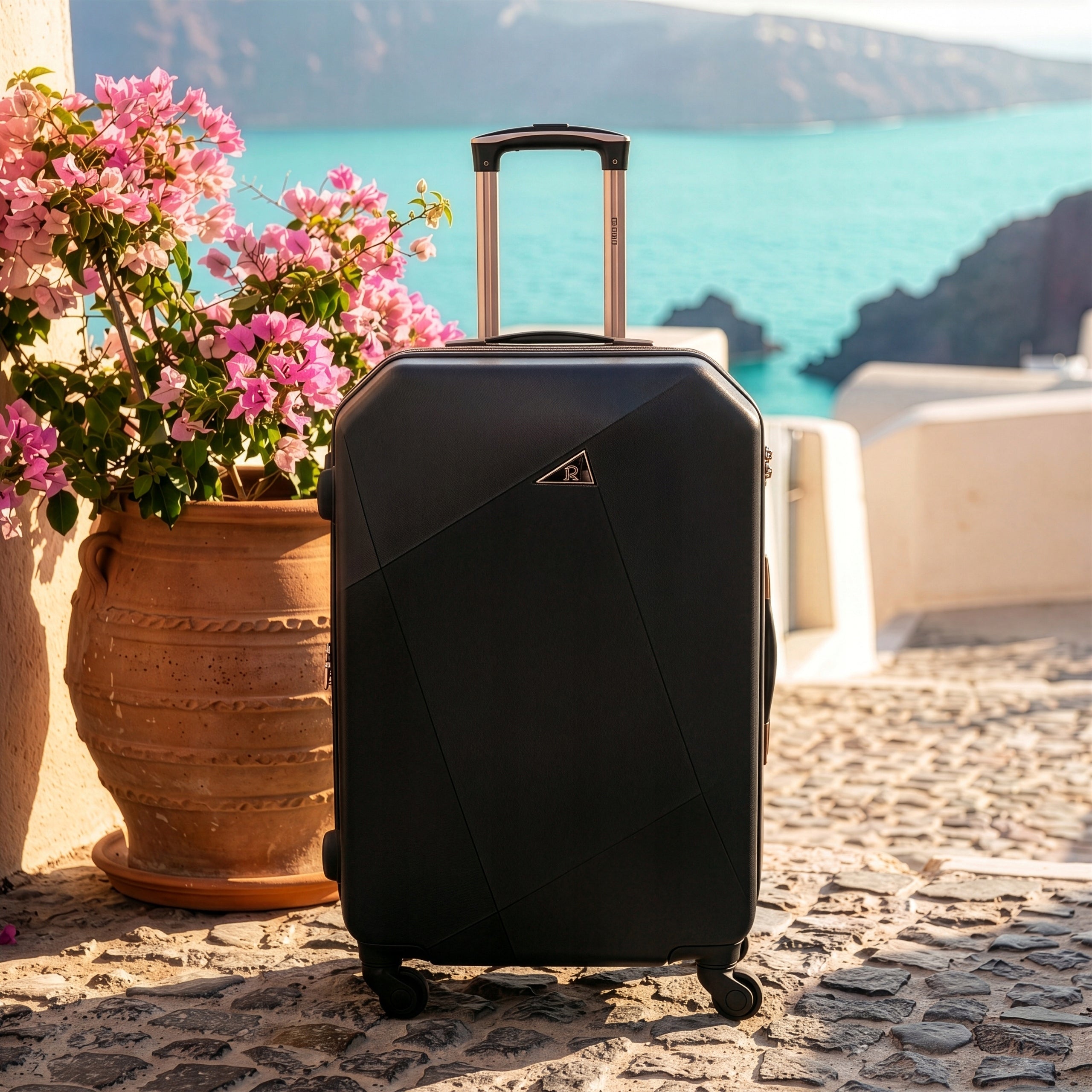 RGL MEDIUM TRAVEL SUITCASE XL BAG 4 WHEELS COMBINATION LOCK TSA LUGGAGE Brand RGL