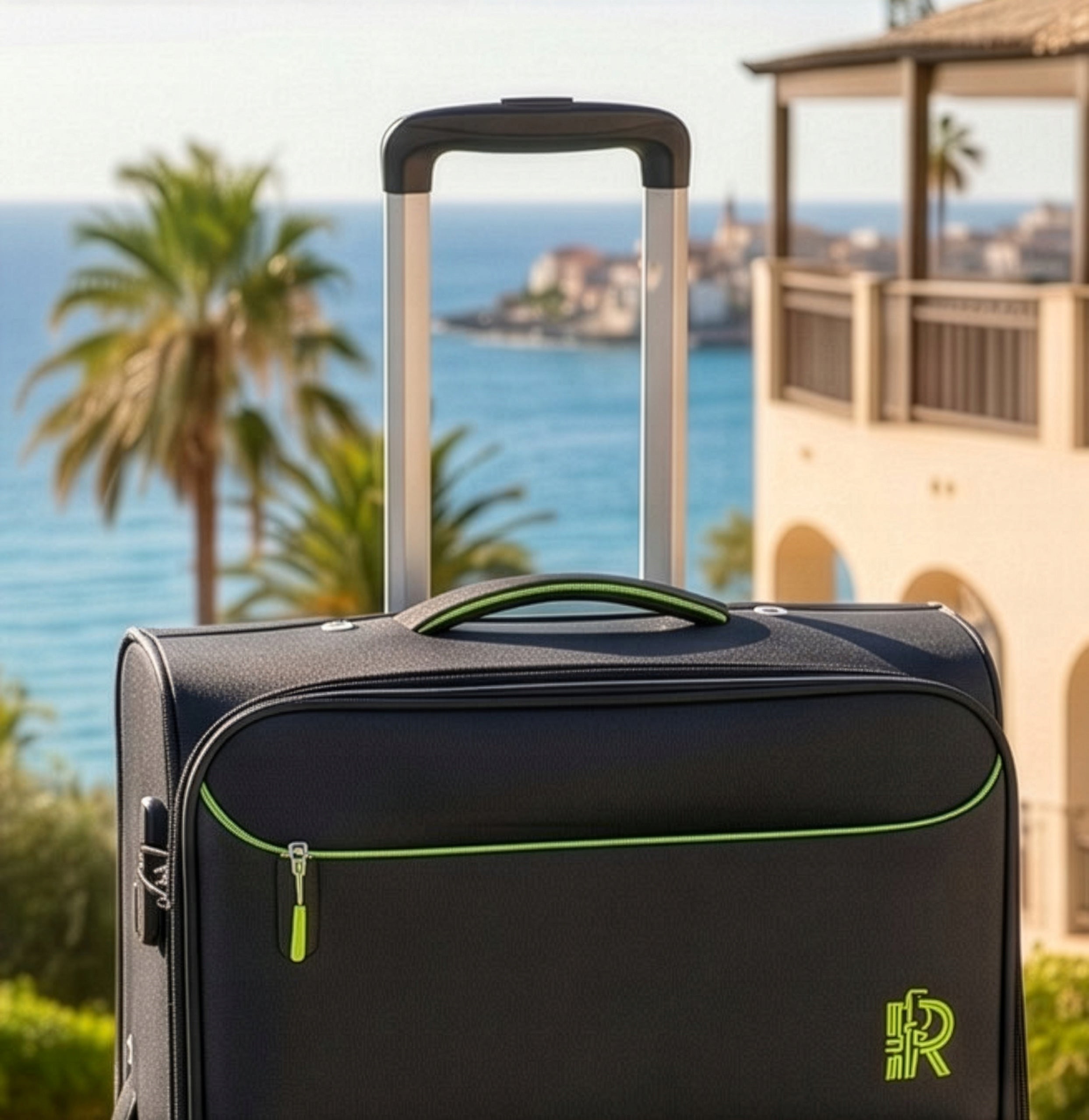 RGL S-040 XL MEDIUM SUITCASE TRAVEL LUGGAGE MATERIAL BAG 4 WHEELS CIPHER Model S-040 XL