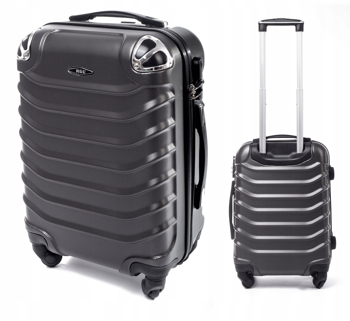 RGL SMALL L CABIN SUITCASE ON WHEELS TRAVEL BAG ABS