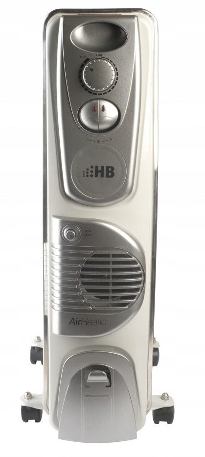 RIBBED OIL RADIATOR HB OFR2901T 2900W GRAY Brand HB