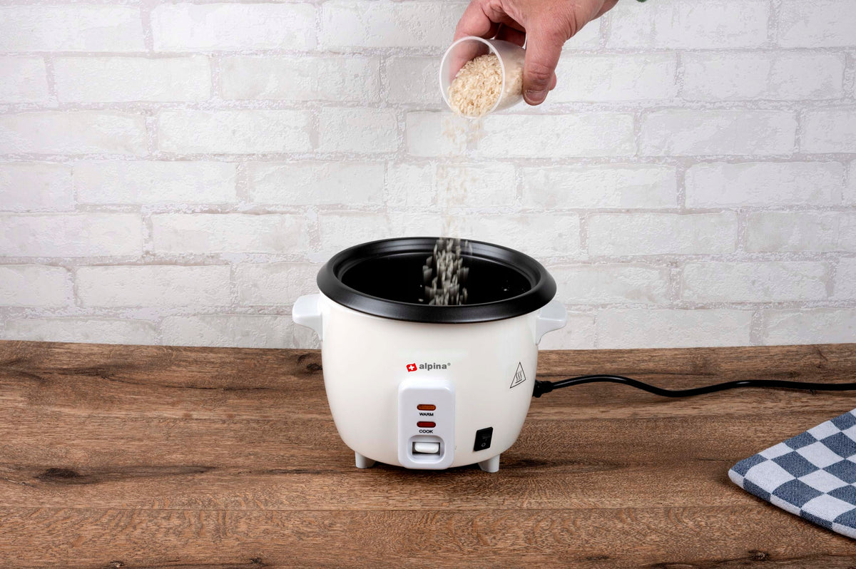 RICE COOKER - steaming pot for rice - capacity 600 ml 300 W- ALPINA Packaging status original