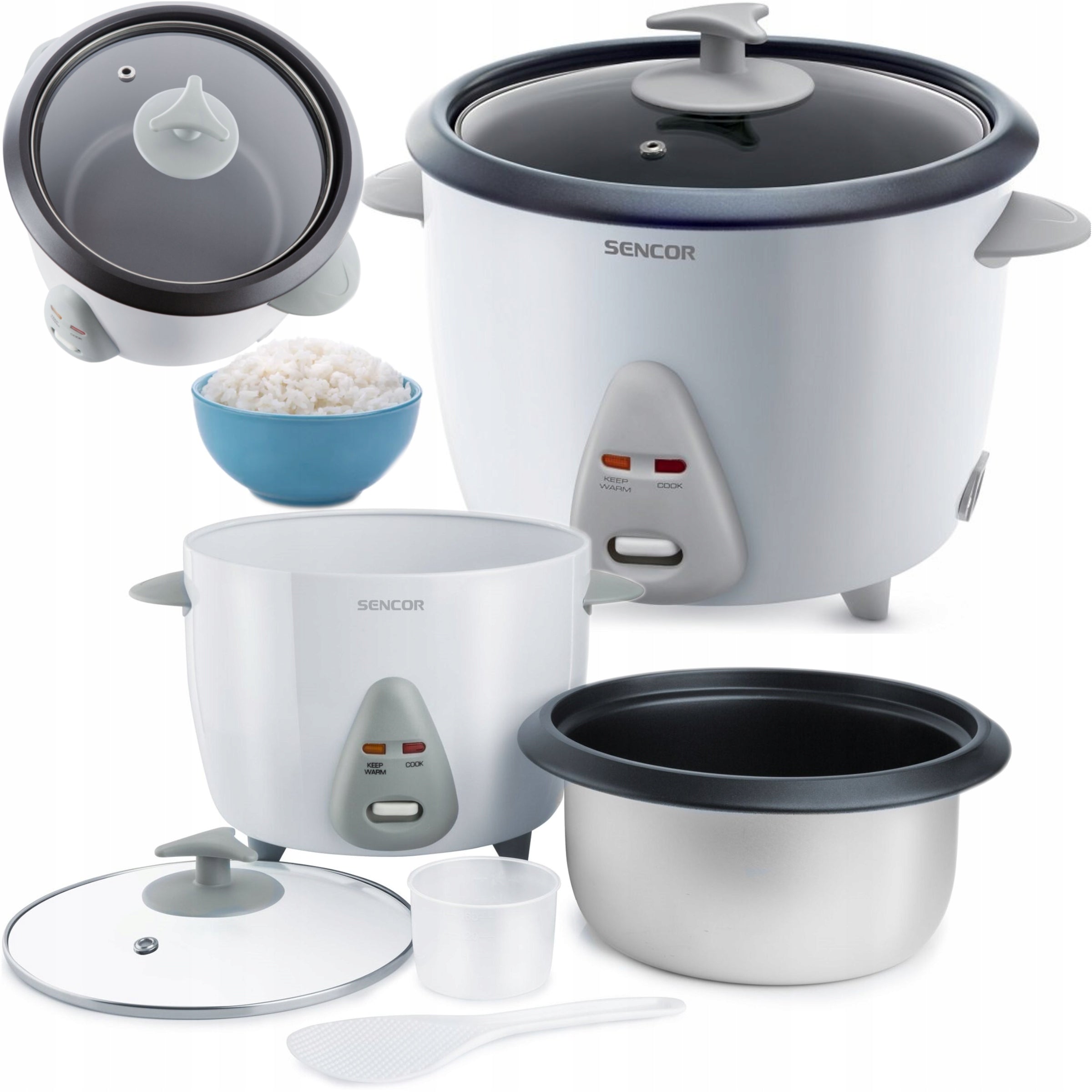 RICE COOKING POT PRESSURE COOKER GROATS RICE VEGETABLES 1,5L 500W